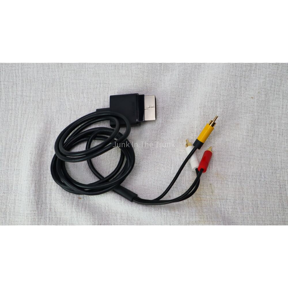 OEM Genuine Microsoft (Xbox 360) AV Composite Audio/Video Cable RCA